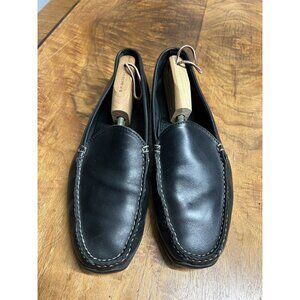 FootJoy Men’s 13 C Club Casual Black Leather Slip On Made In USA Driving Loafers